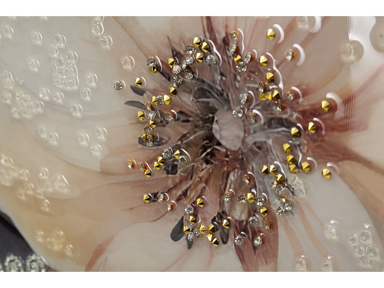 Dipinto su tela laccato con cornice cm 62x4x92