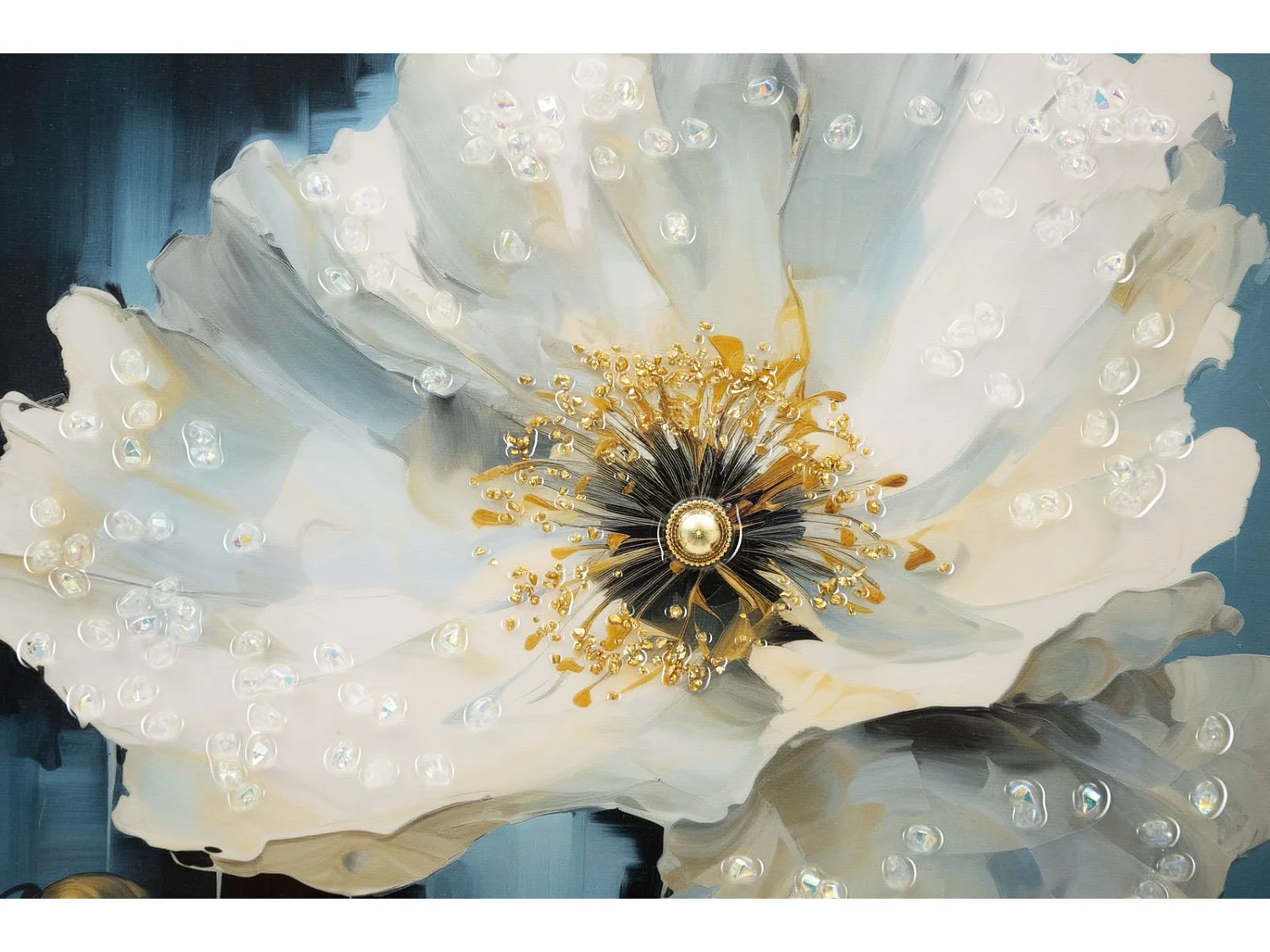 Tableau Imprimé Déco "Bluey" 42x62cm Multicolore