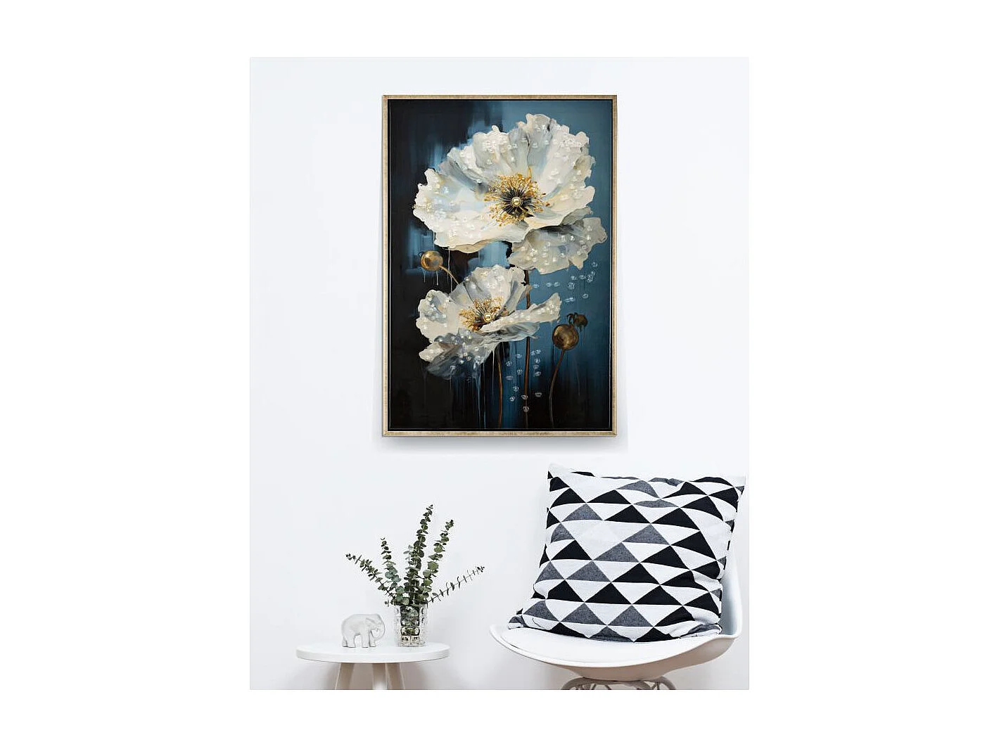 Tableau Imprimé Déco "Bluey" 42x62cm Multicolore