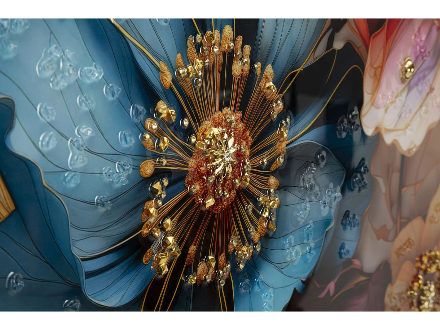 Tableau Imprimé Déco "Narcy" 82x82cm Multicolore