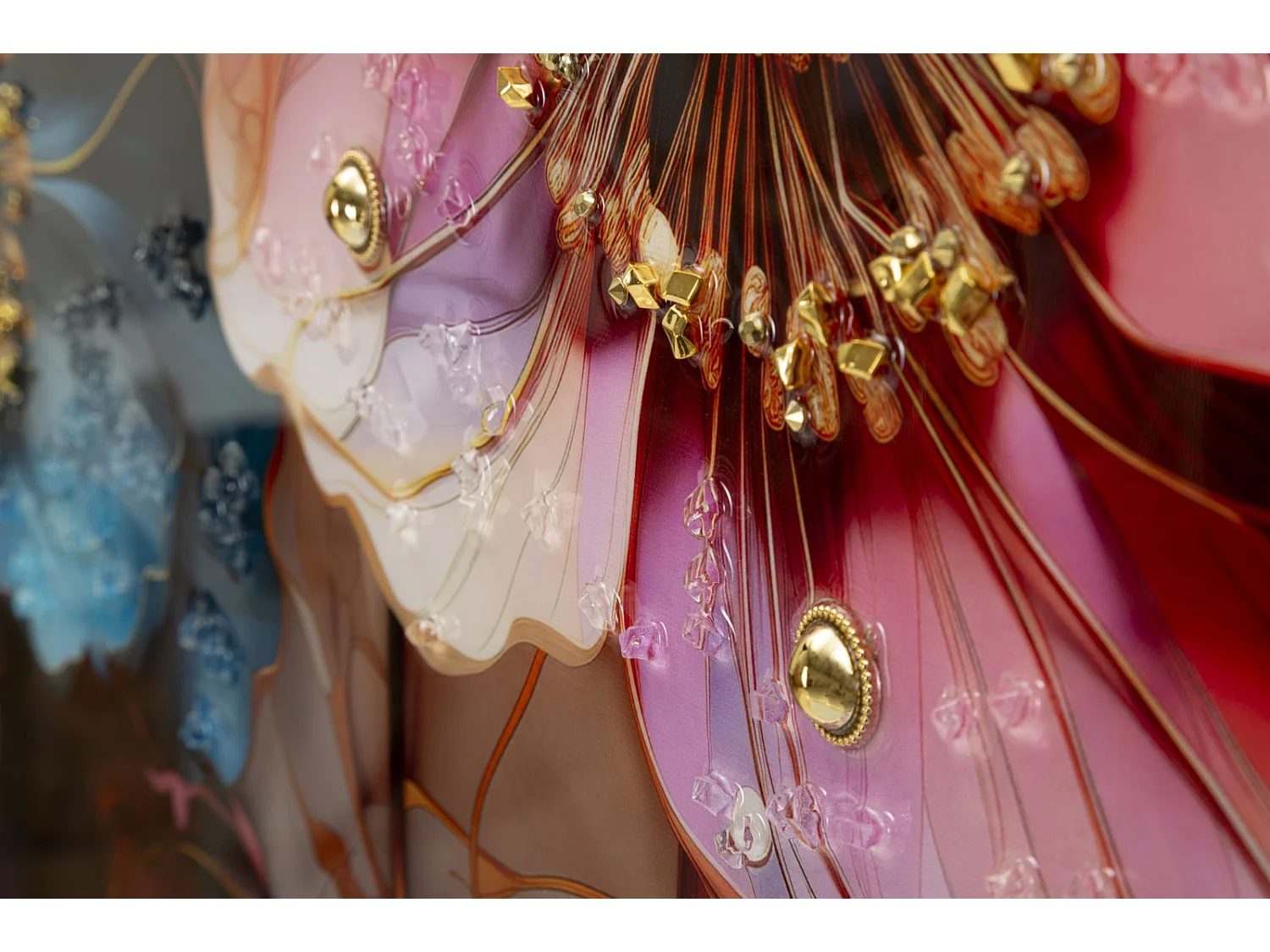 Dipinto su tela laccato con cornice cm 82x4x82