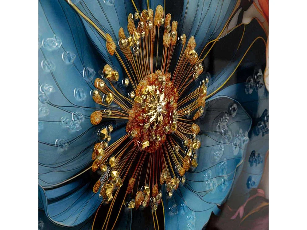 Tableau Imprimé Déco "Narcy" 82x82cm Multicolore