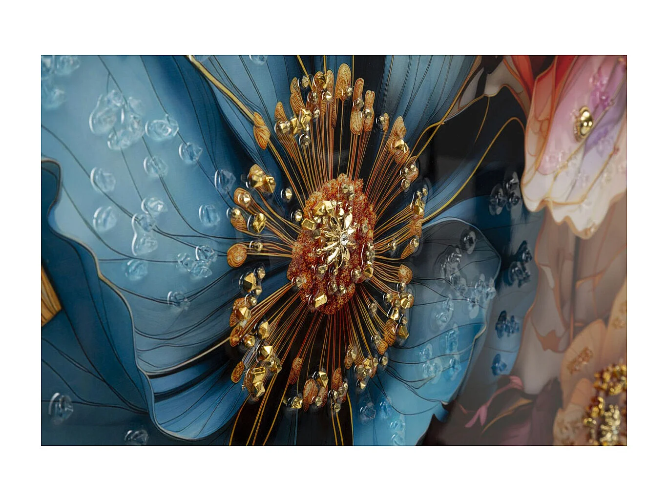 Tableau Imprimé Déco "Narcy" 82x82cm Multicolore