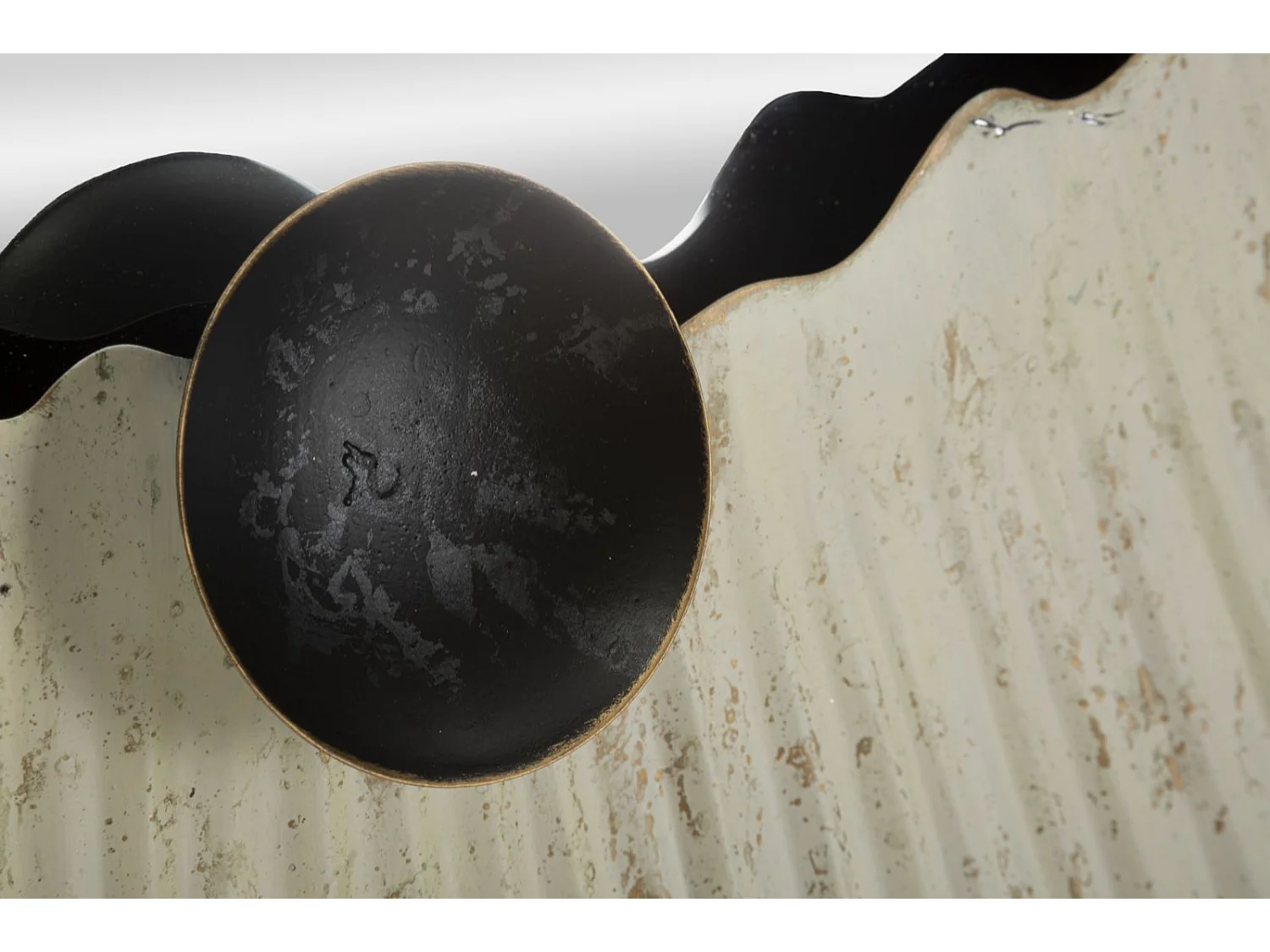 Miroir Mural Déco "Klee" 114cm Multicolore