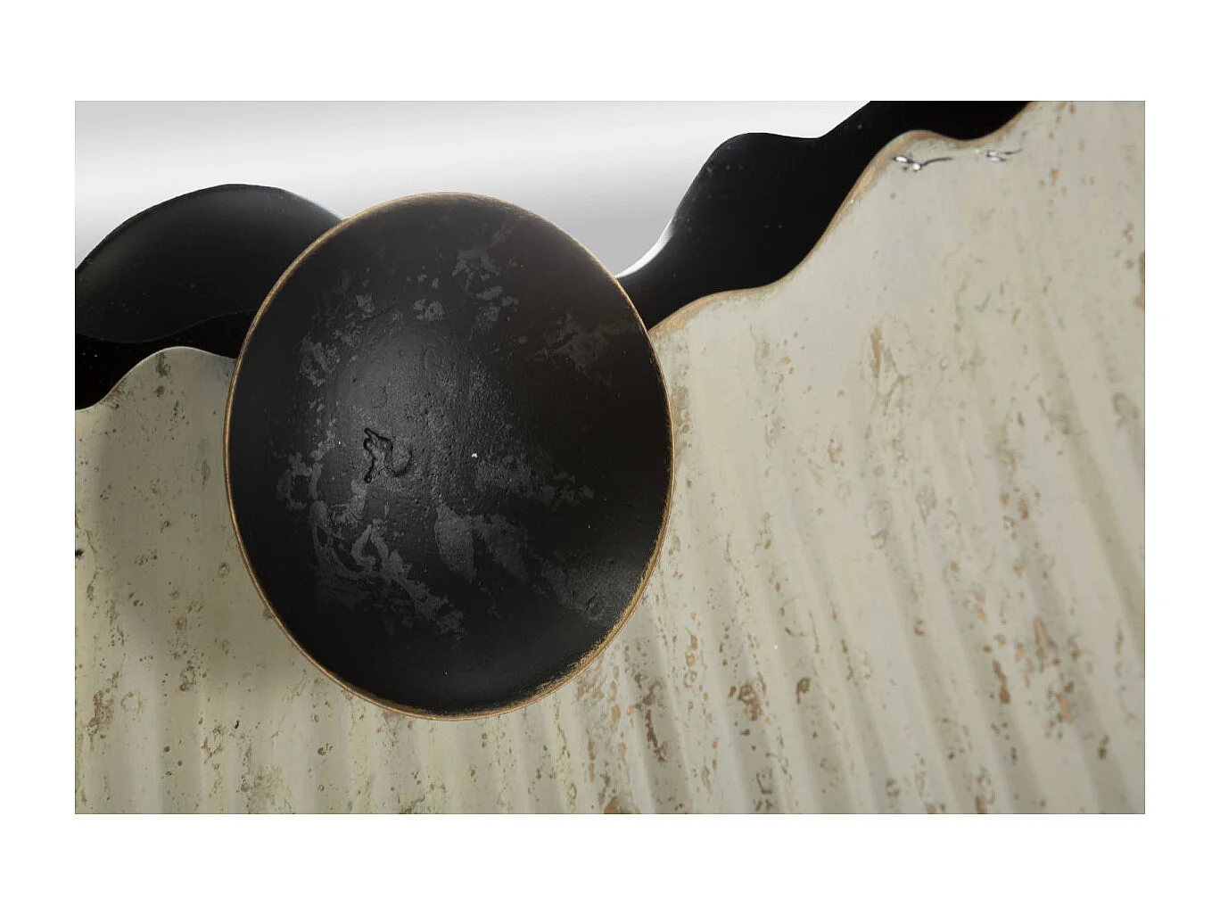 Miroir Mural Déco "Klee" 114cm Multicolore