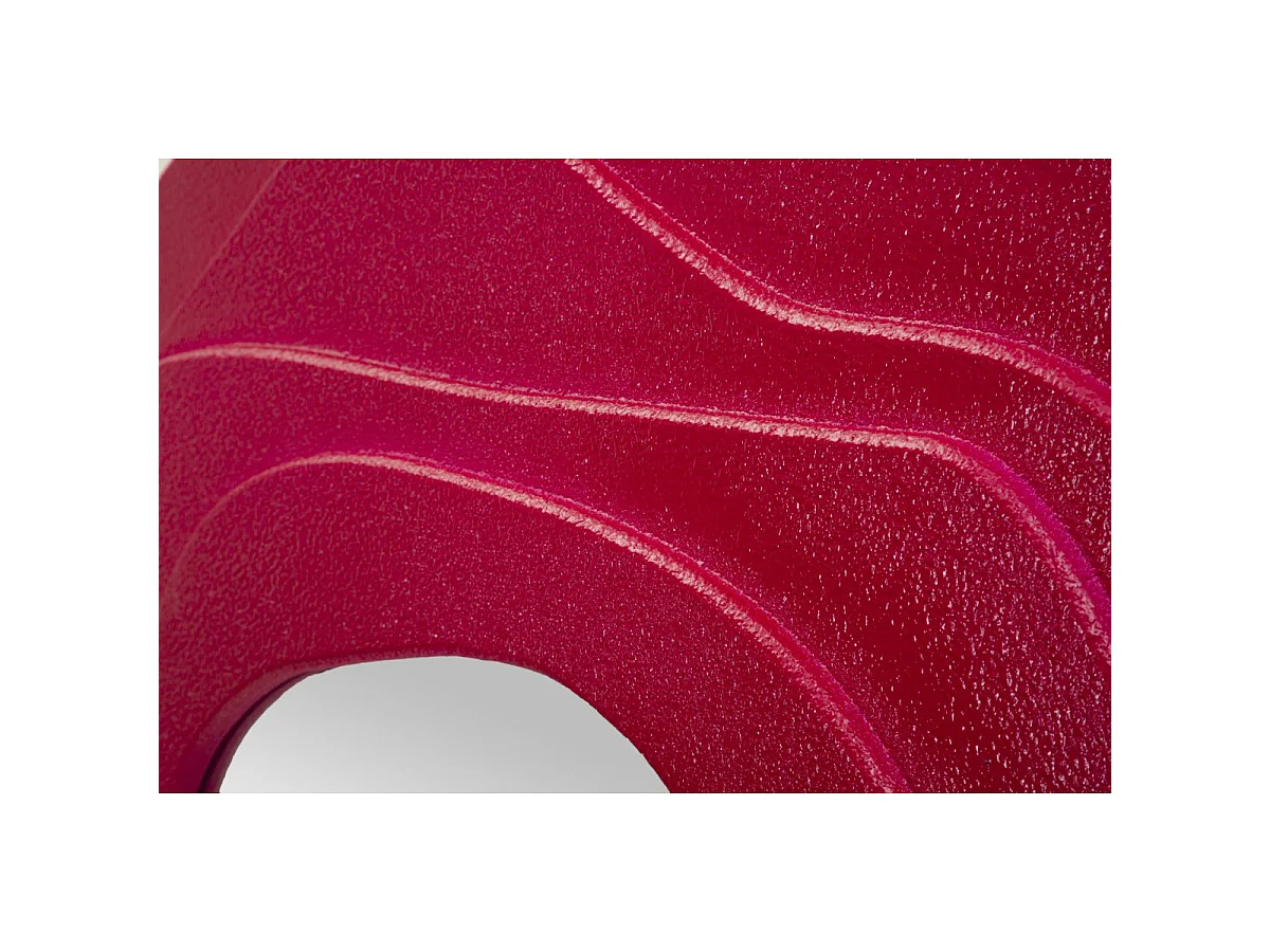Espejo de pared de diseño en MDF 90x97 cm Dalia - Fucsia