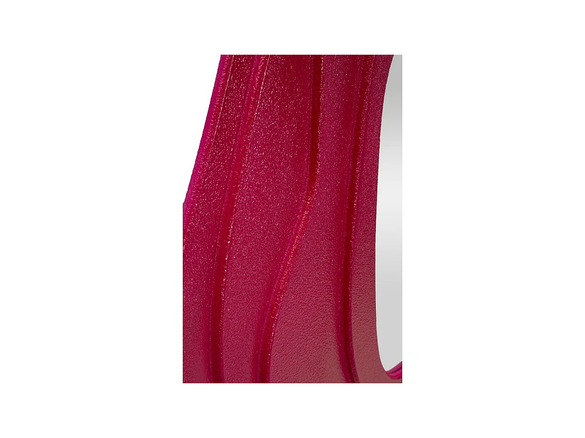 Espejo de pared de diseño en MDF 90x97 cm Dalia - Fucsia