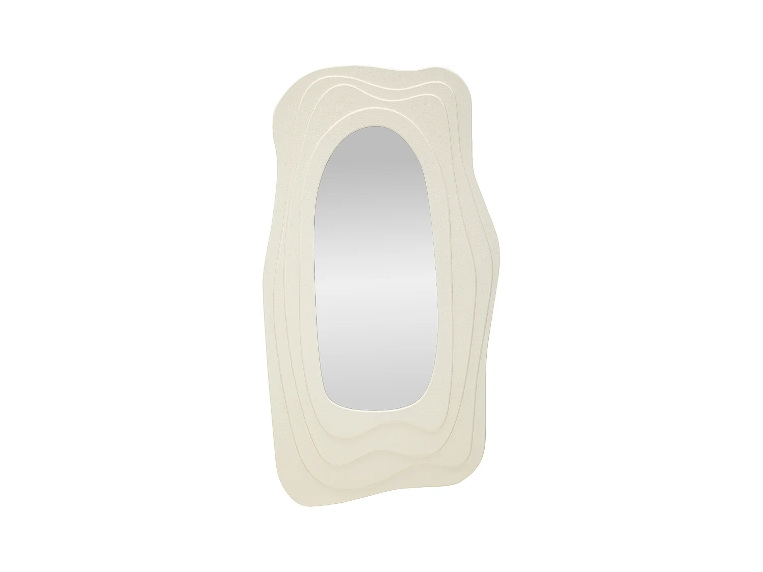 Miroir mural blanc 90x4x165 cm.