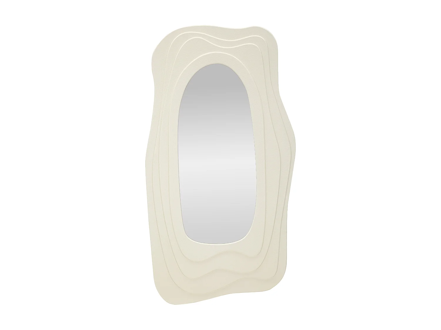 Miroir Mural Design "Daphné" 165cm Blanc