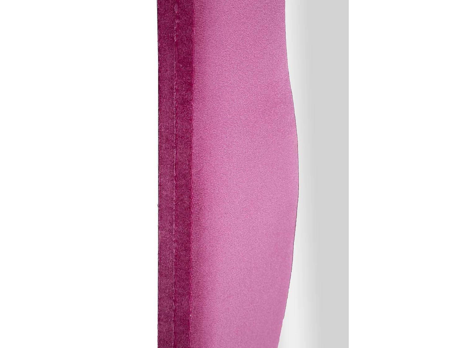 Specchio da parete in velluto fucsia cm 60x4x160