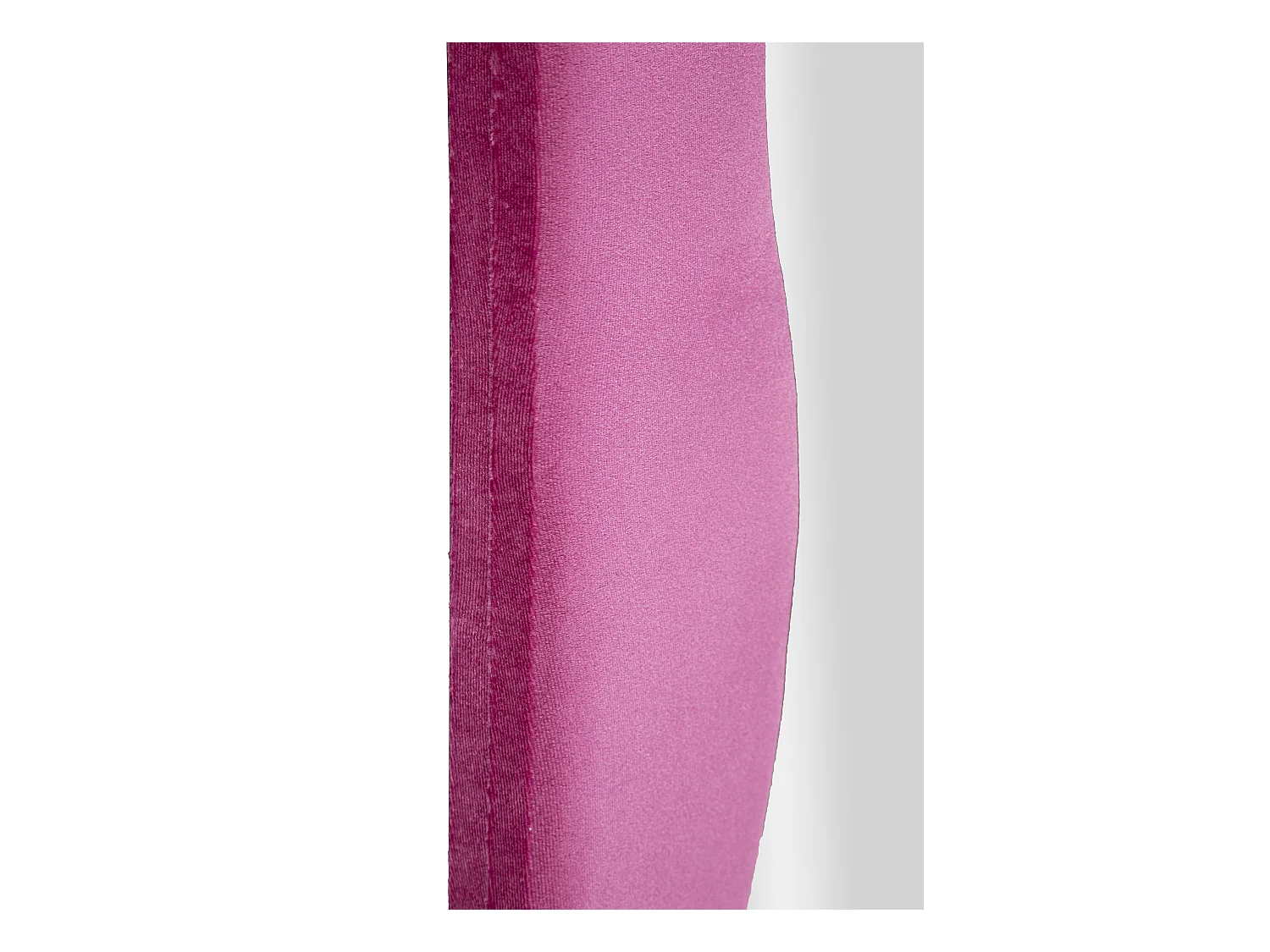 Miroir Mural en Velours "Theodor" 160cm Fuchsia