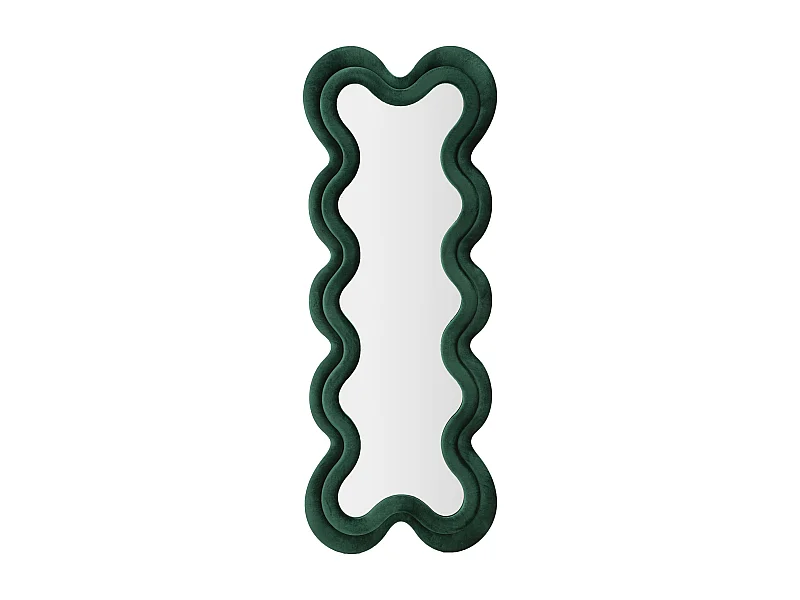 Miroir Mural en Velours "Monica" 160cm Vert