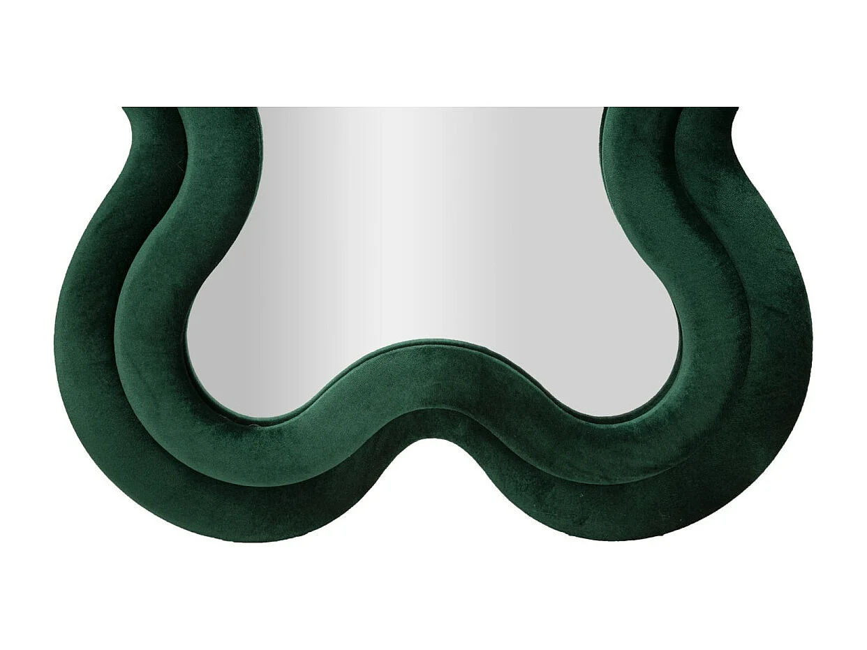 Miroir Mural en Velours "Monica" 160cm Vert