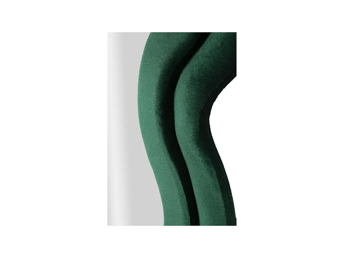 Espejo de pared con marco de terciopelo 58x160 cm Monica - Verde oscuro