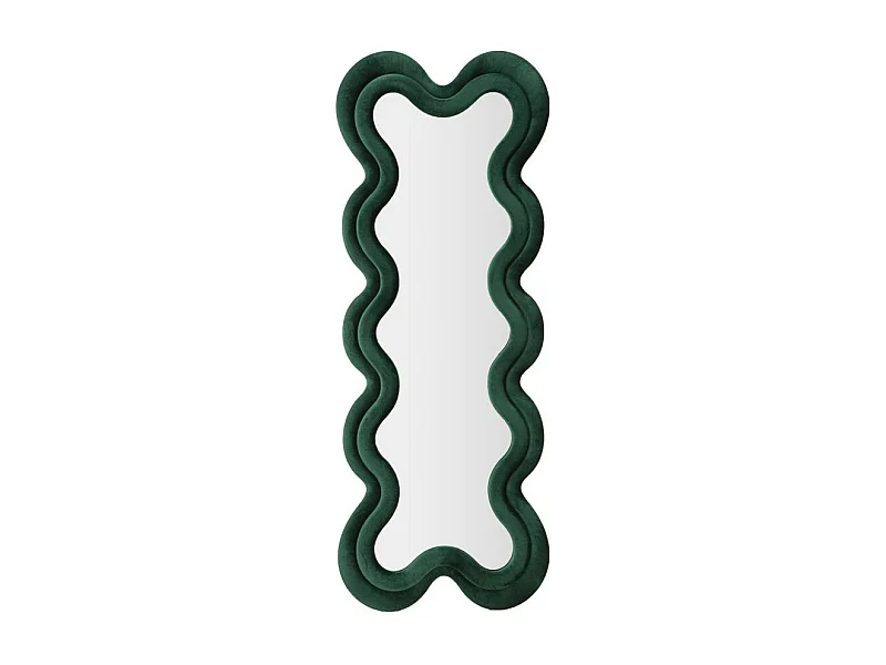 Miroir Mural en Velours "Monica" 160cm Vert