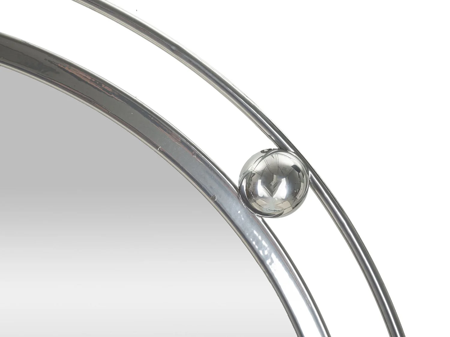 Miroir Mural Design "Kandi" 85cm Argent