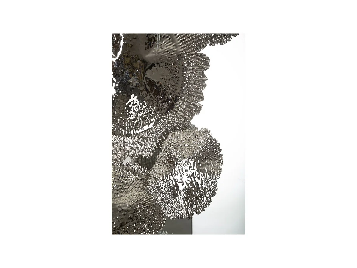 Miroir Mural Design "Kandi" 85cm Argent