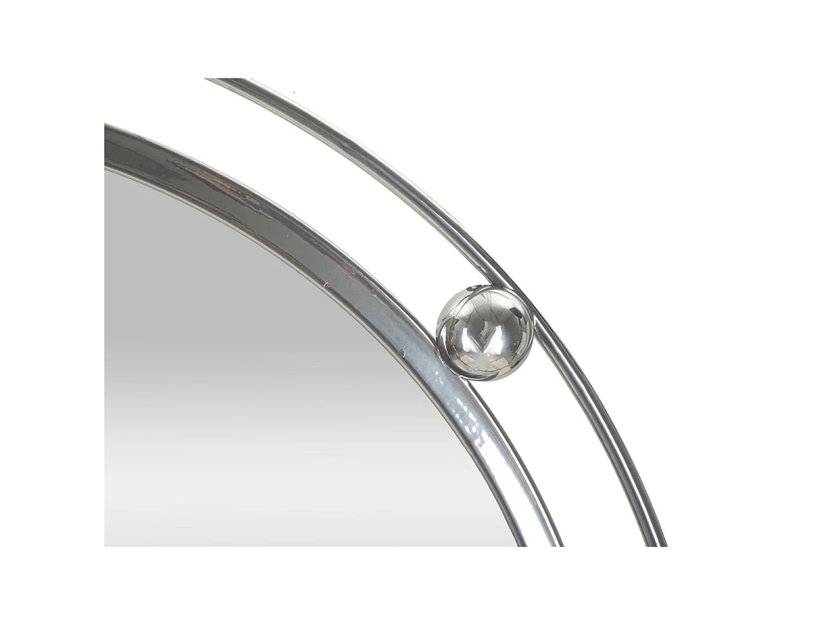 Miroir Mural Design "Kandi" 85cm Argent