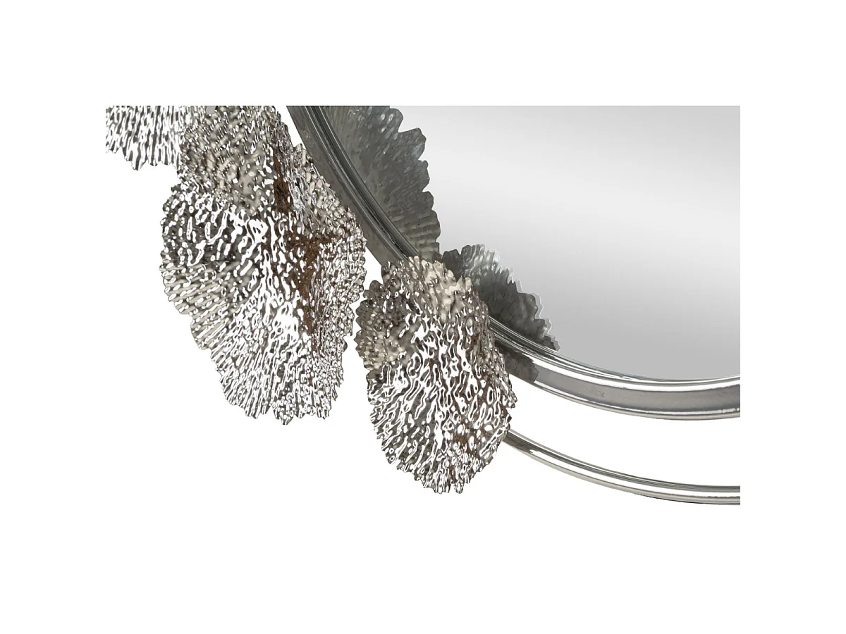 Miroir Mural Design "Kandi" 85cm Argent