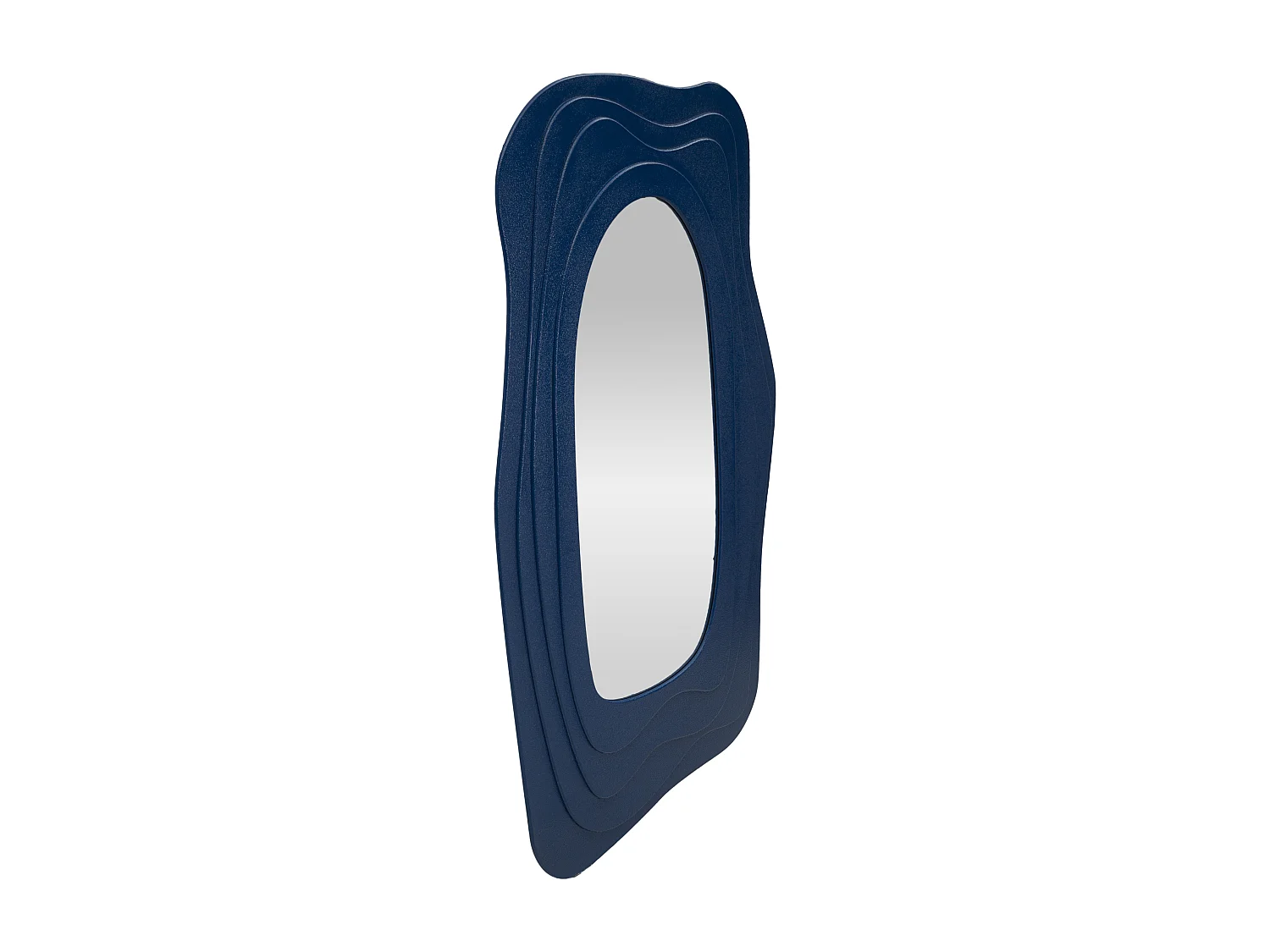 Specchio da parete blu cm 90x4x165