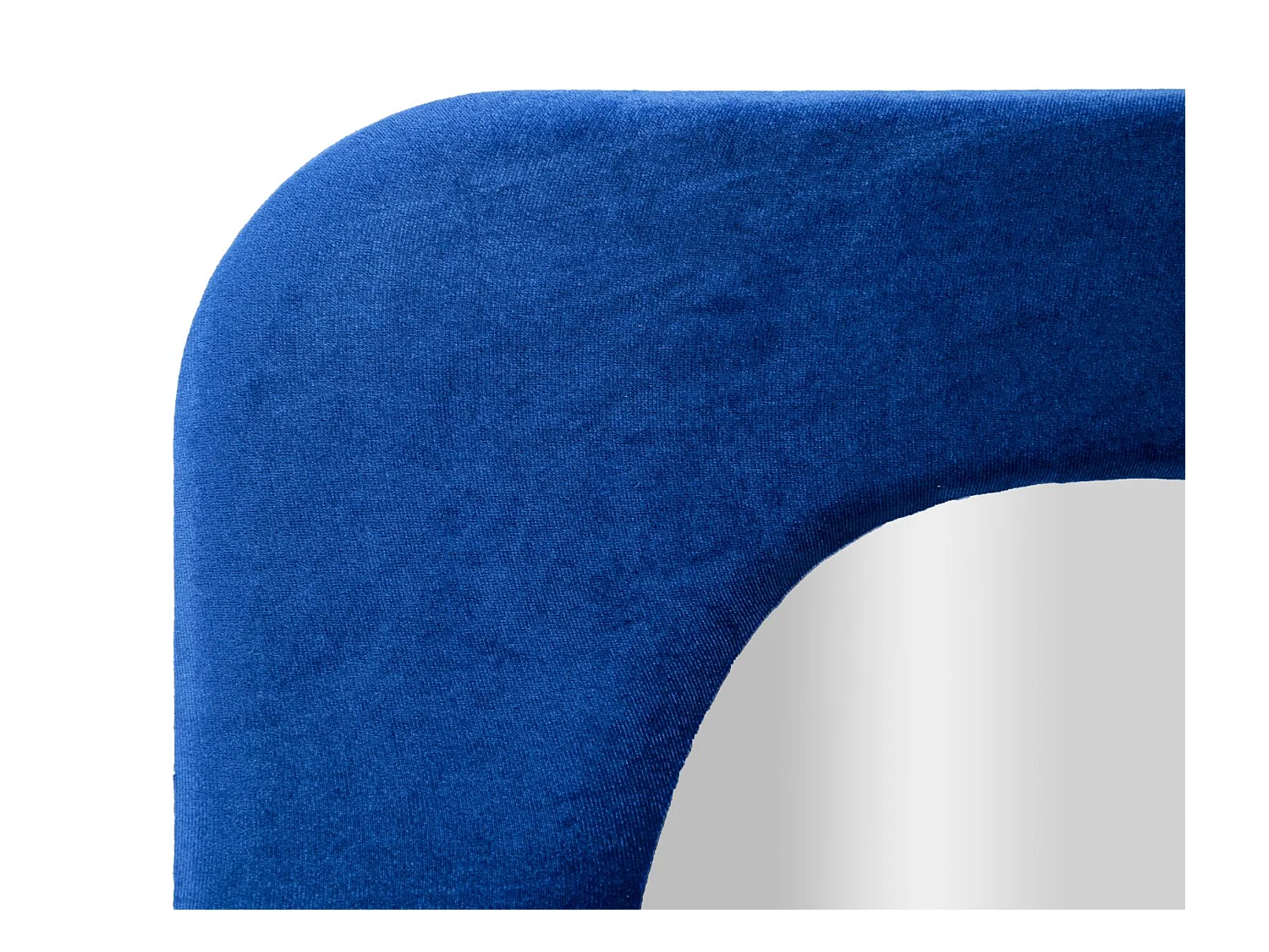 Miroir Mural en Velours "Theodor" 160cm Bleu