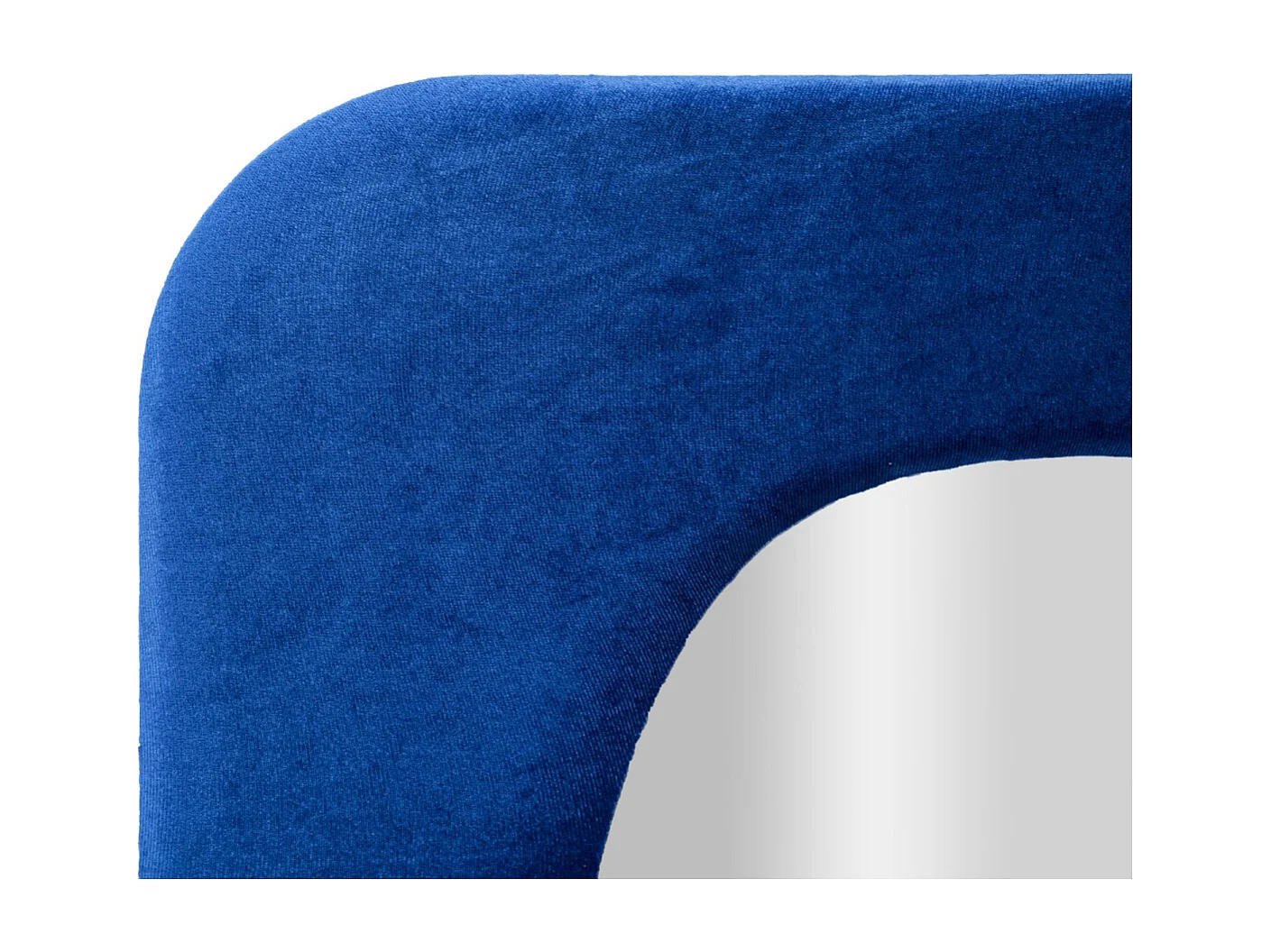 Miroir Mural en Velours "Theodor" 160cm Bleu