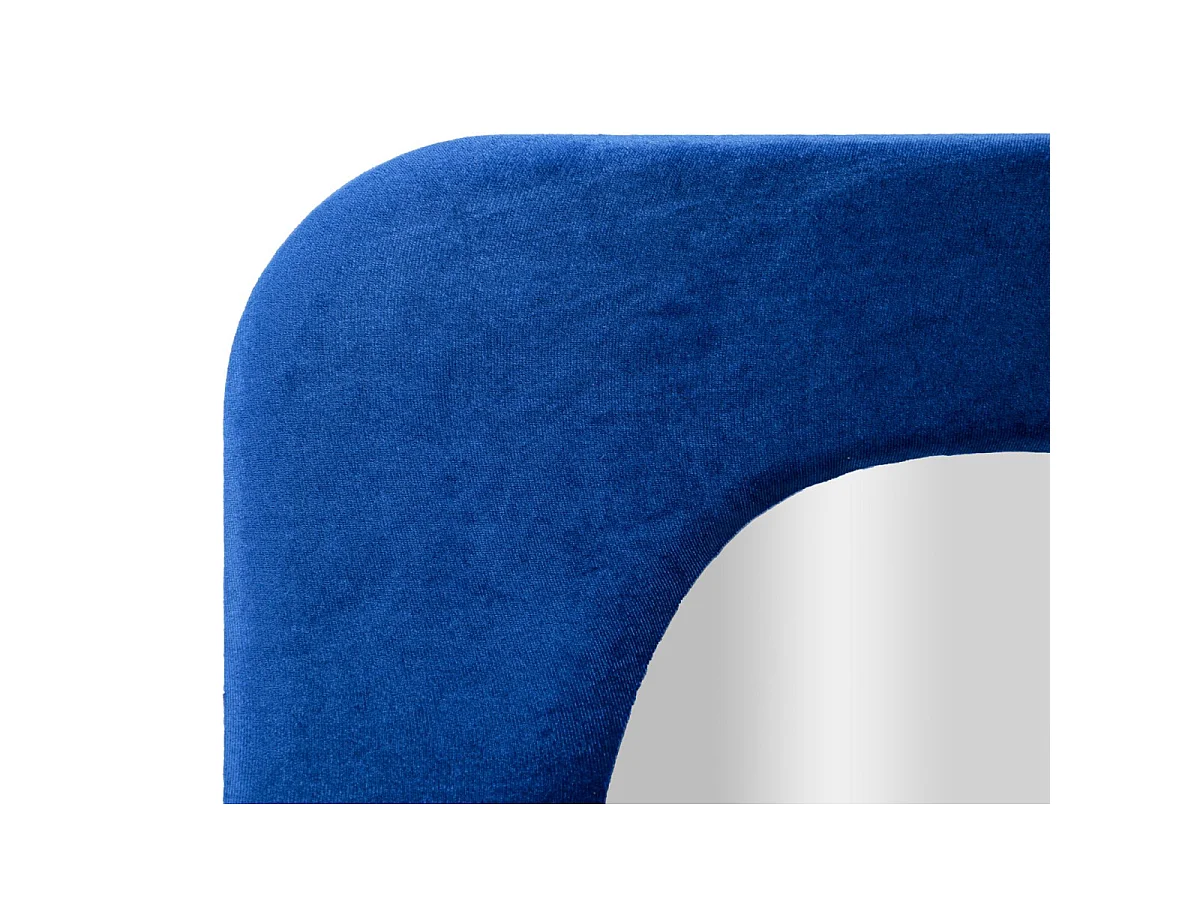 Miroir Mural en Velours "Theodor" 160cm Bleu