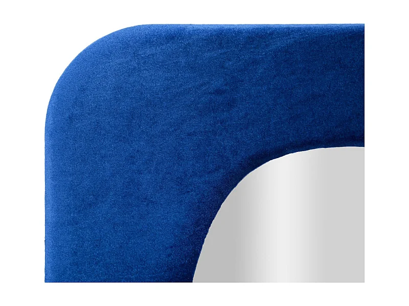 Miroir Mural en Velours "Theodor" 160cm Bleu