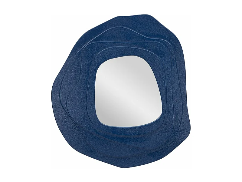 Miroir Mural Design "Dalia" 97cm Bleu