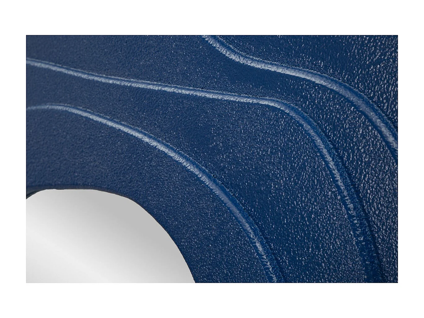 Miroir Mural Design "Dalia" 97cm Bleu