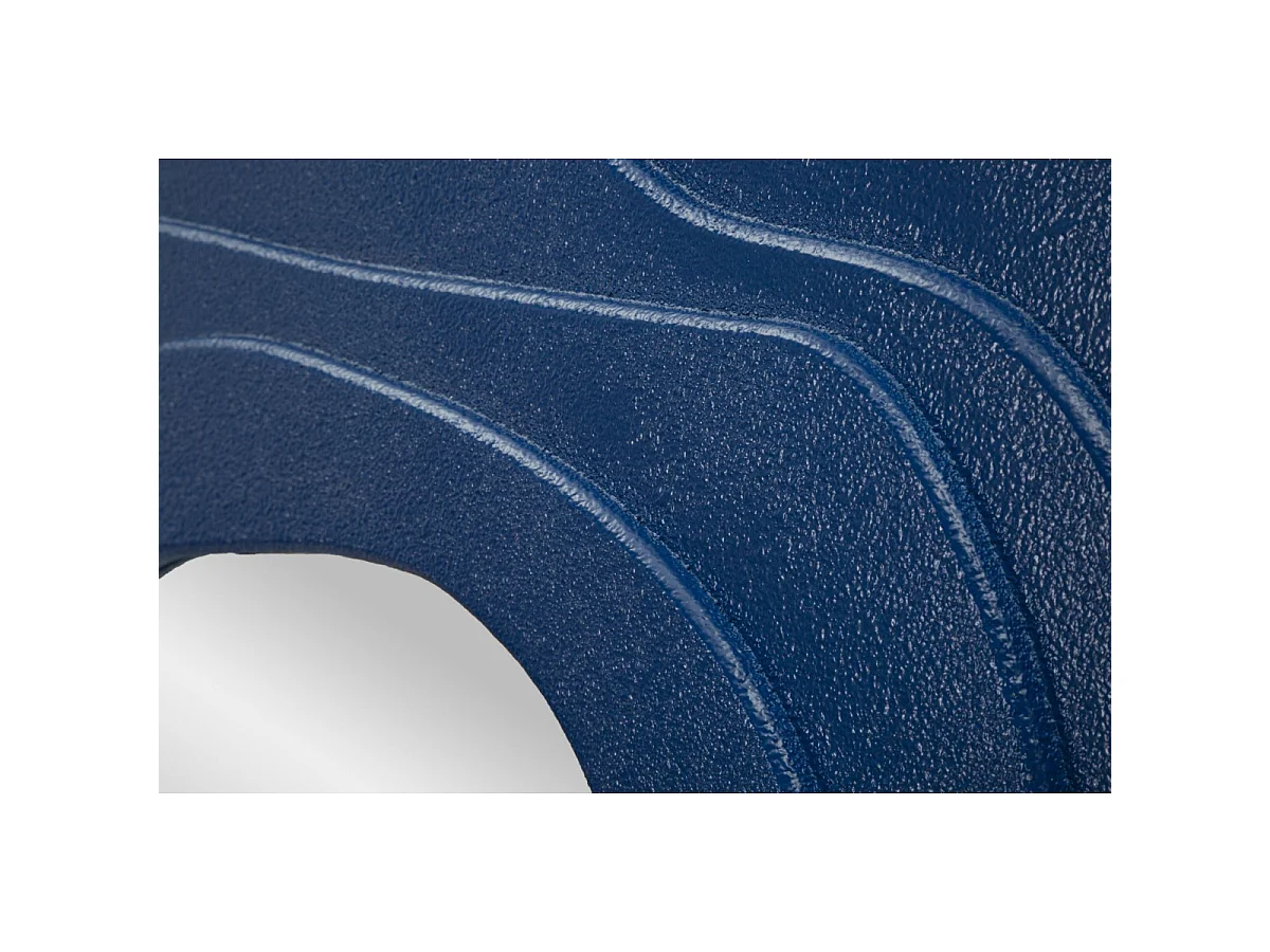 Espejo de pared de diseño en MDF 90x97 cm Dalia - Azul Marino
