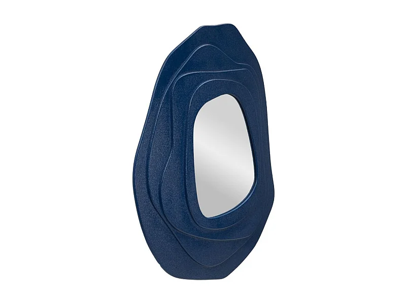 Miroir Mural Design "Dalia" 97cm Bleu