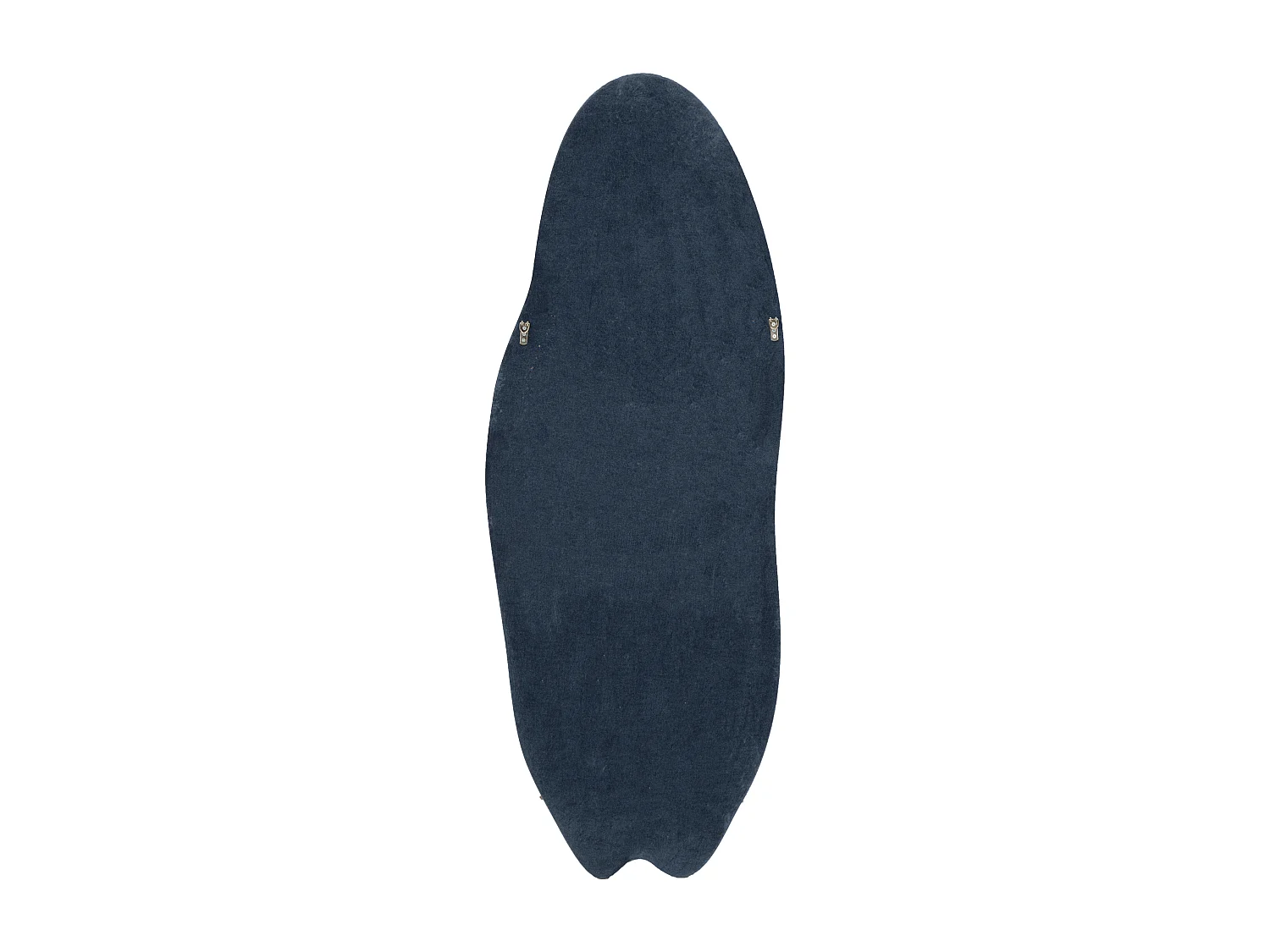 Specchio da parete in velluto blu cm 60x4x160.