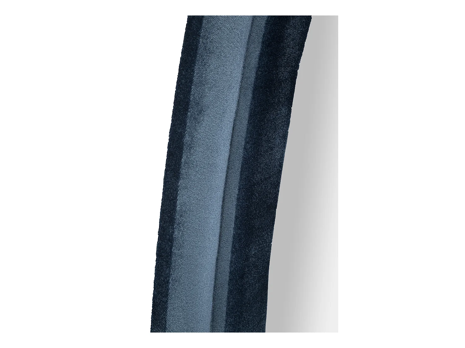 Miroir Mural en Velours "Chanel" 160cm Bleu