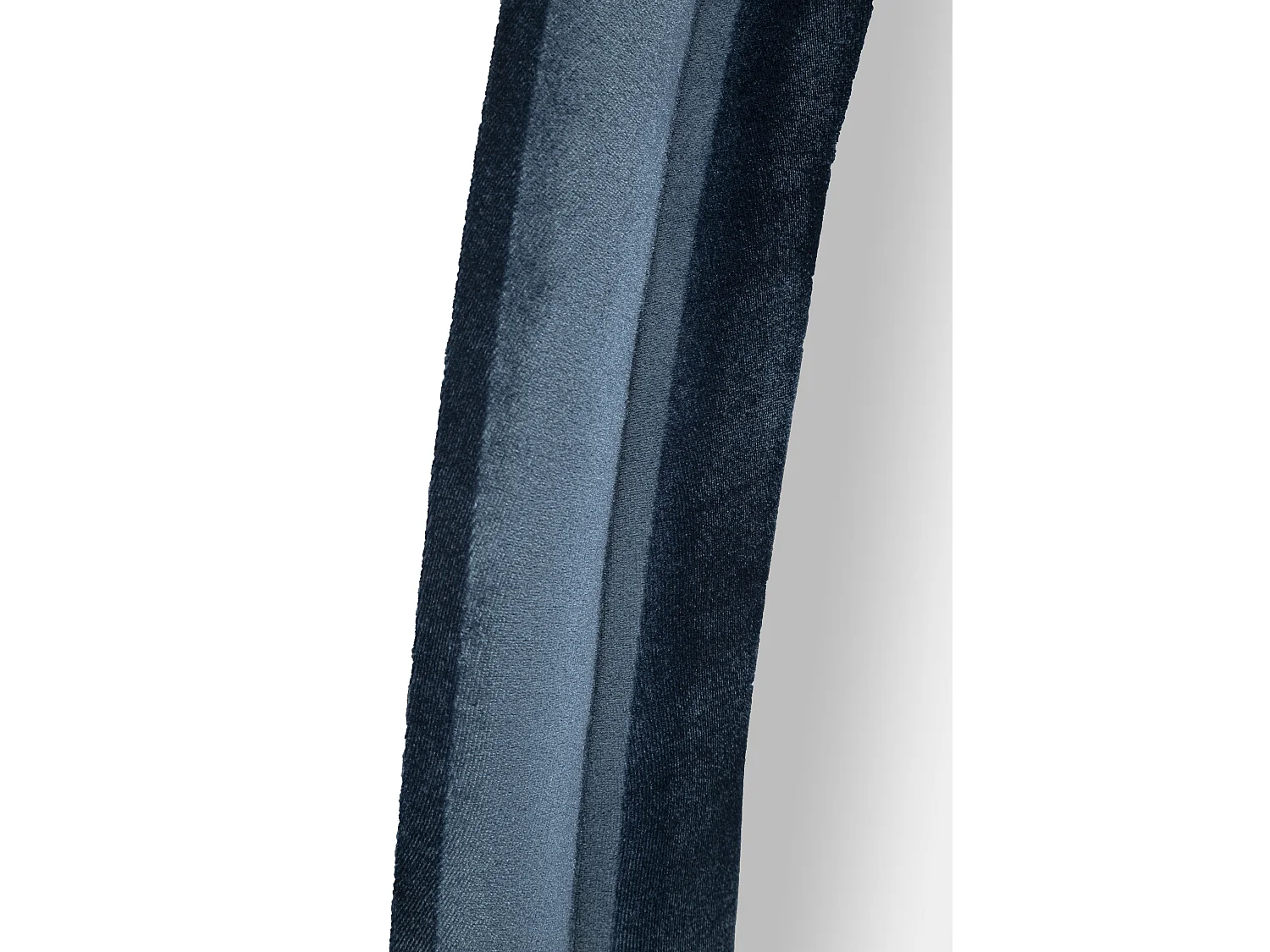 Miroir Mural en Velours "Chanel" 160cm Bleu