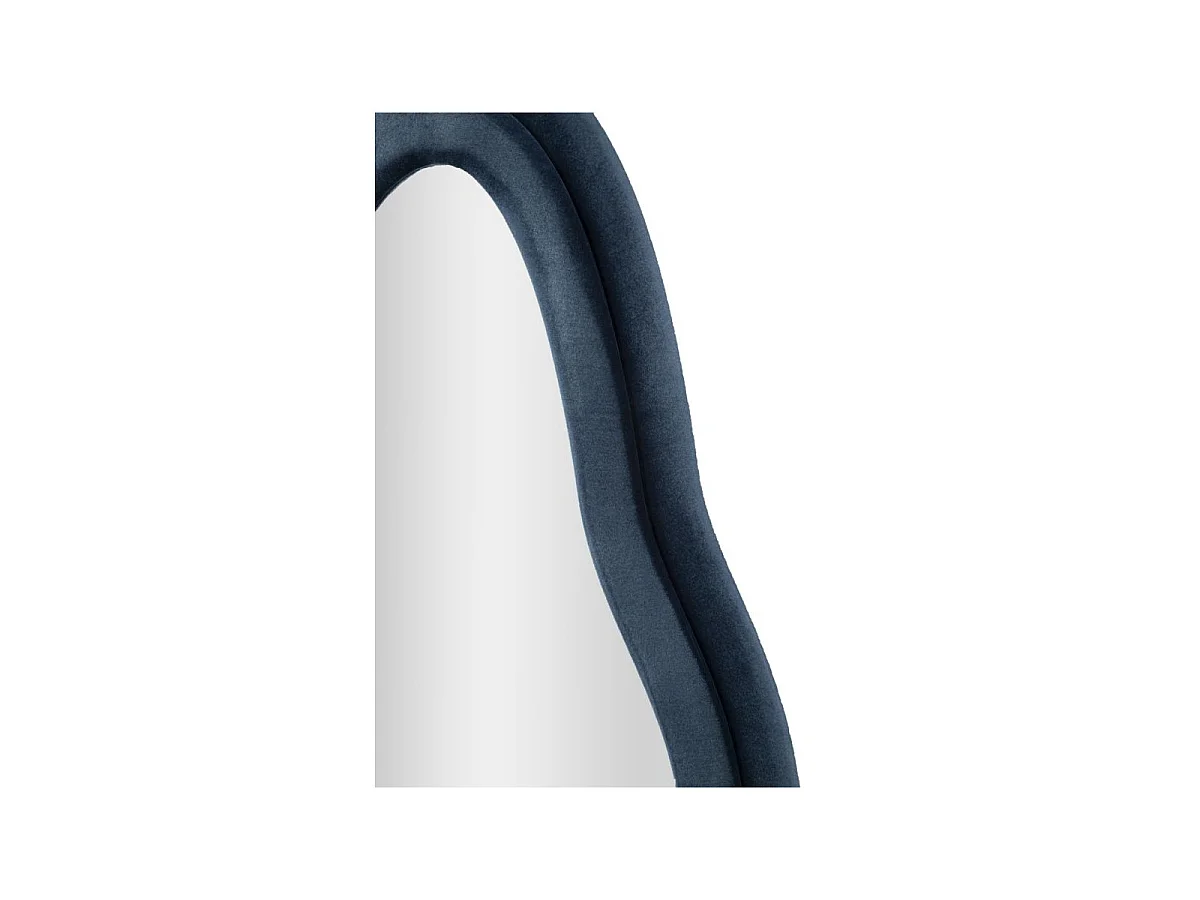 Miroir Mural en Velours "Chanel" 160cm Bleu