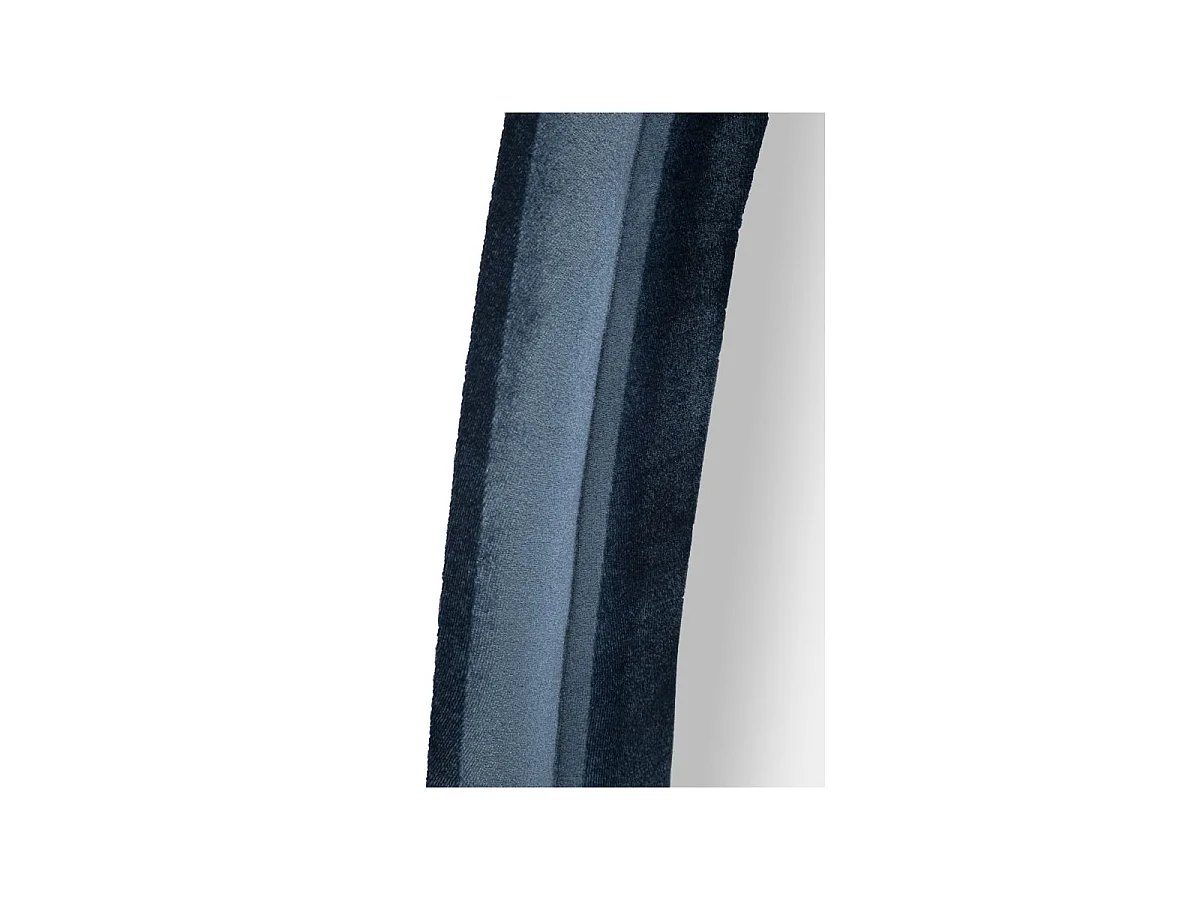 Miroir Mural en Velours "Chanel" 160cm Bleu