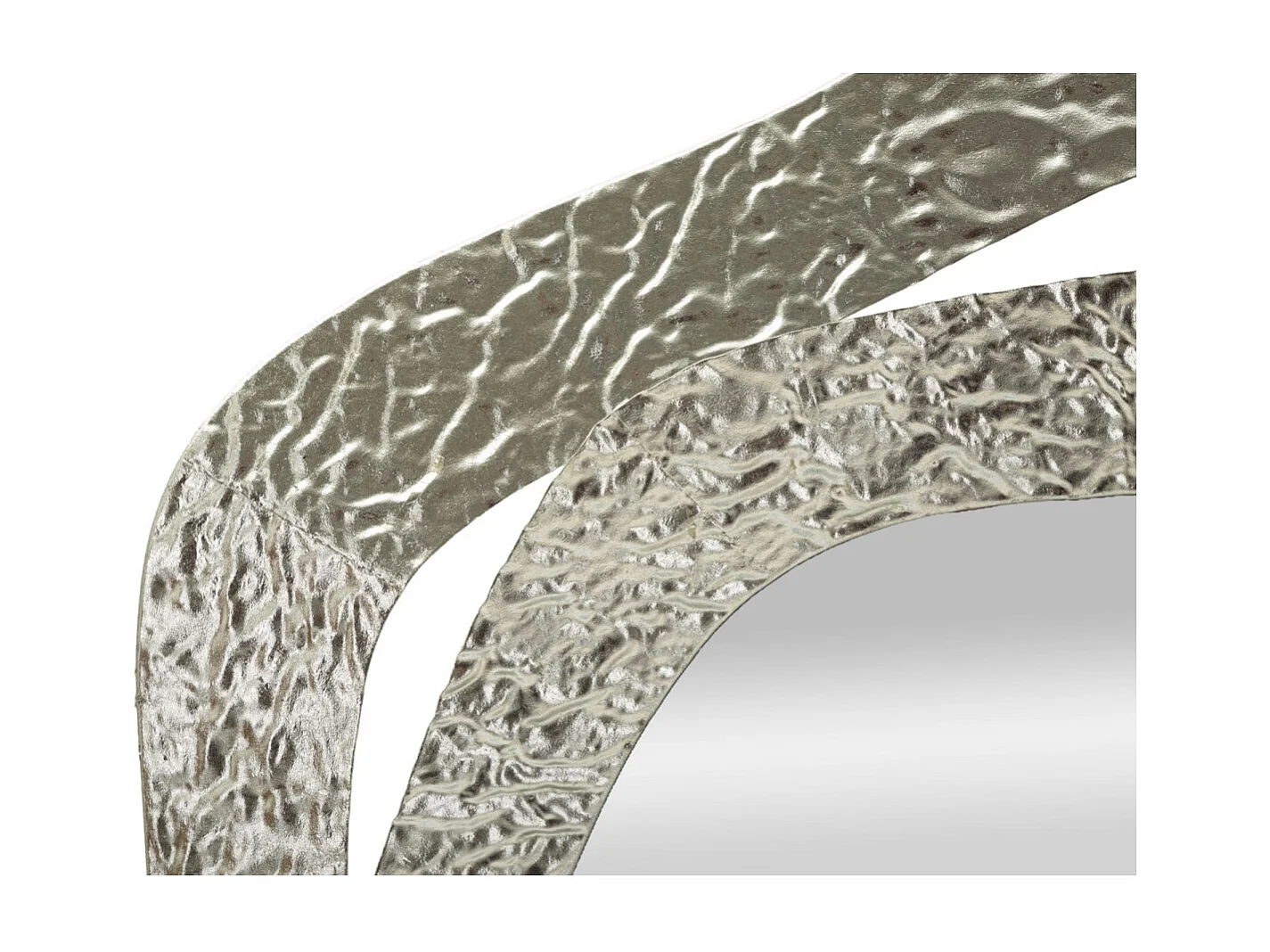 Miroir Mural Design "Aury" 75cm Argent