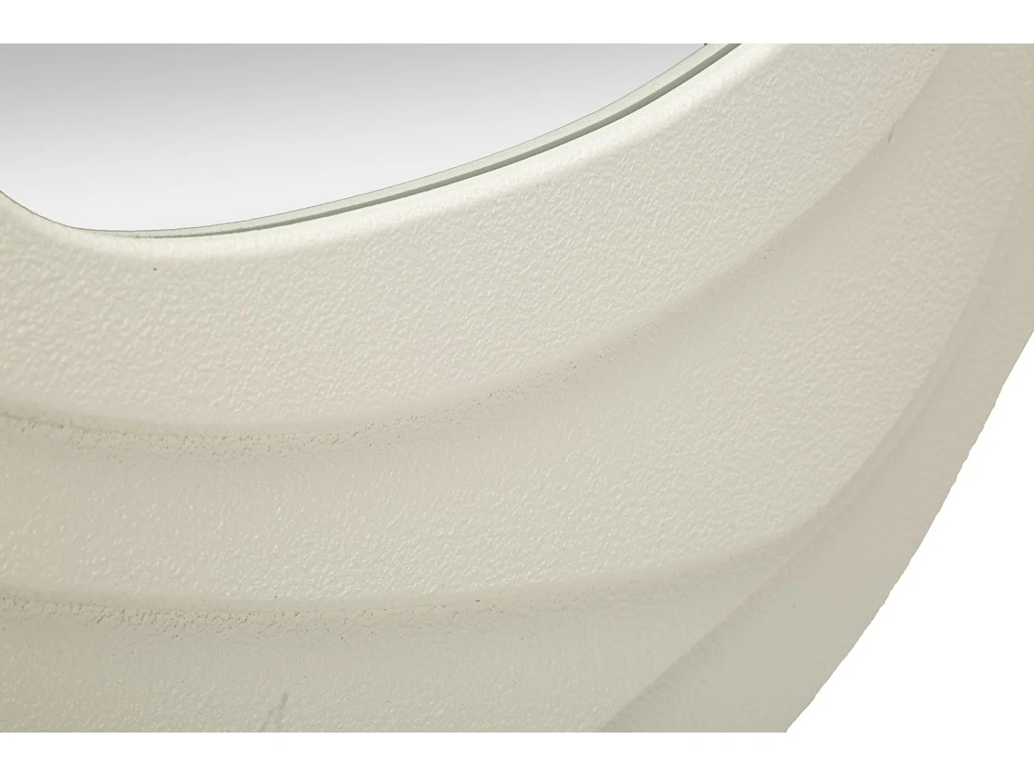 Miroir Mural Design "Dalia" 97cm Blanc