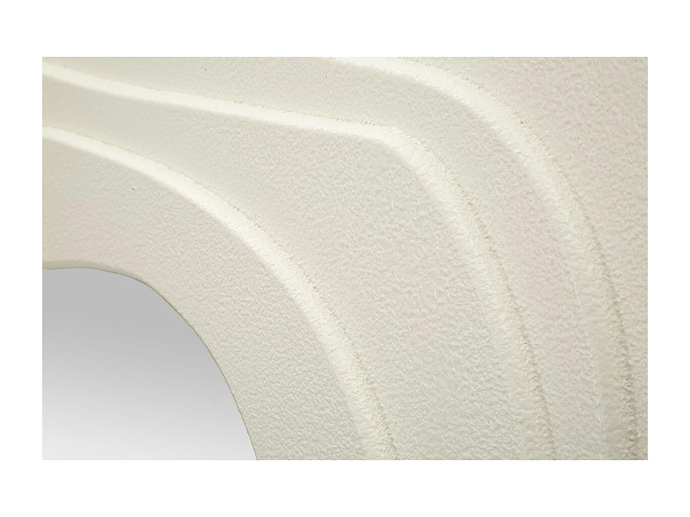 Miroir Mural Design "Dalia" 97cm Blanc