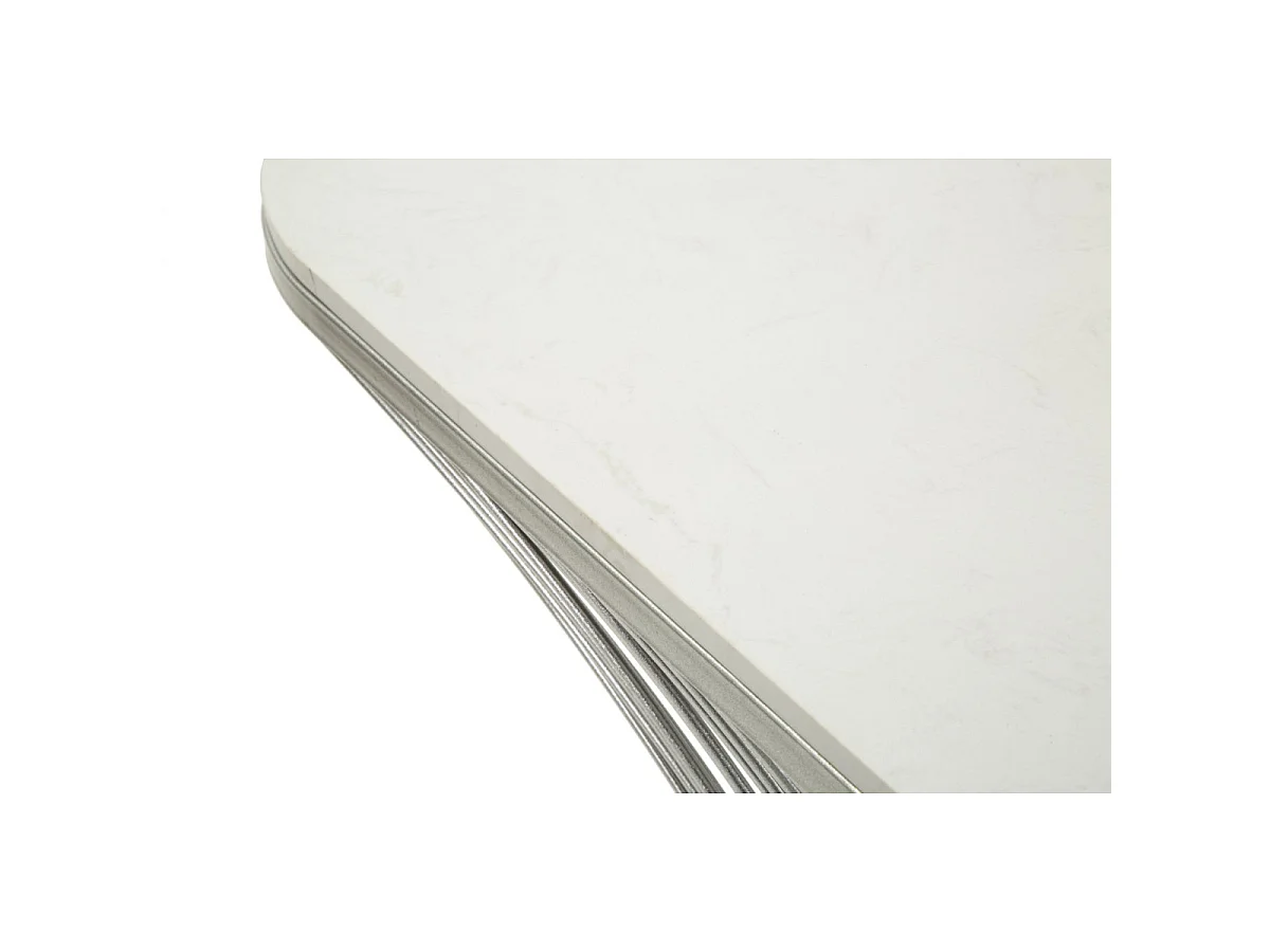 Console Design en Marbre "Bridge" 120cm Argent