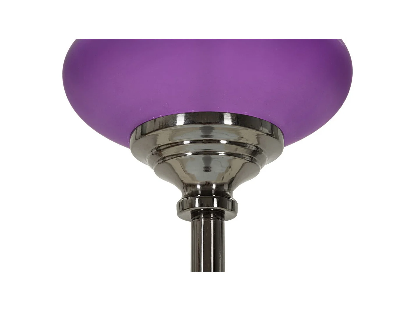Lampadaire en Verre "Milva One" 167cm Violet & Or