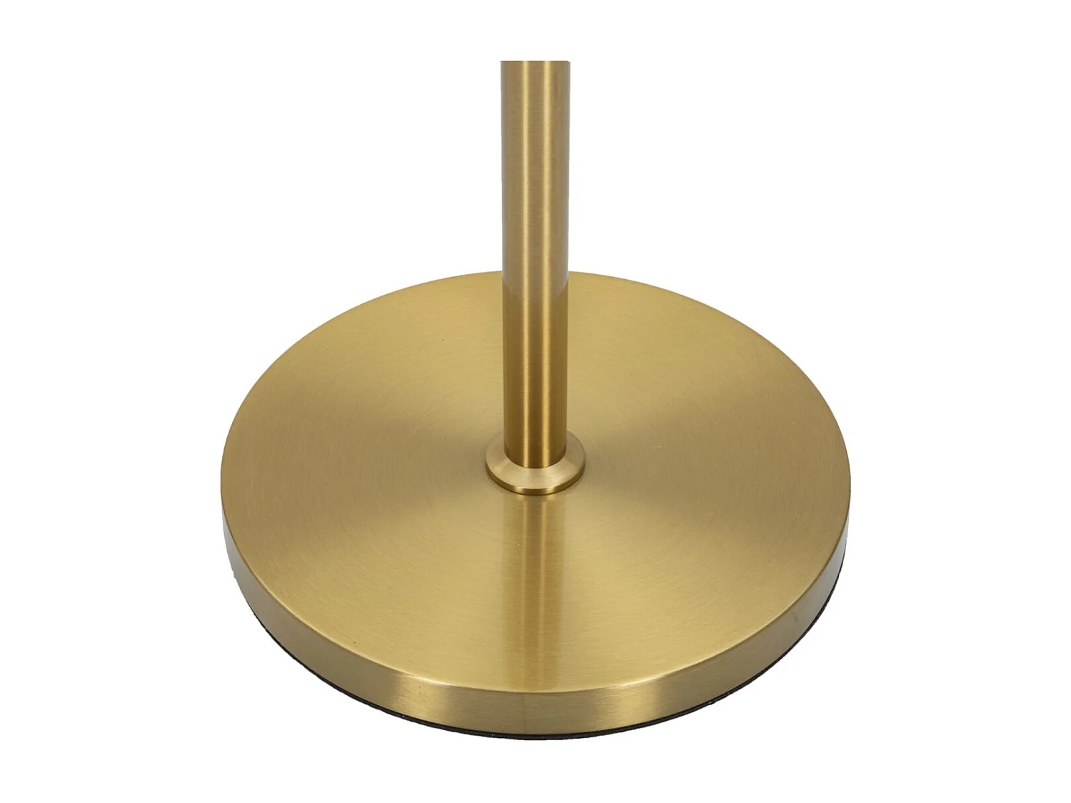 Lampadaire en Verre "Cristal" 153cm Blanc & Or