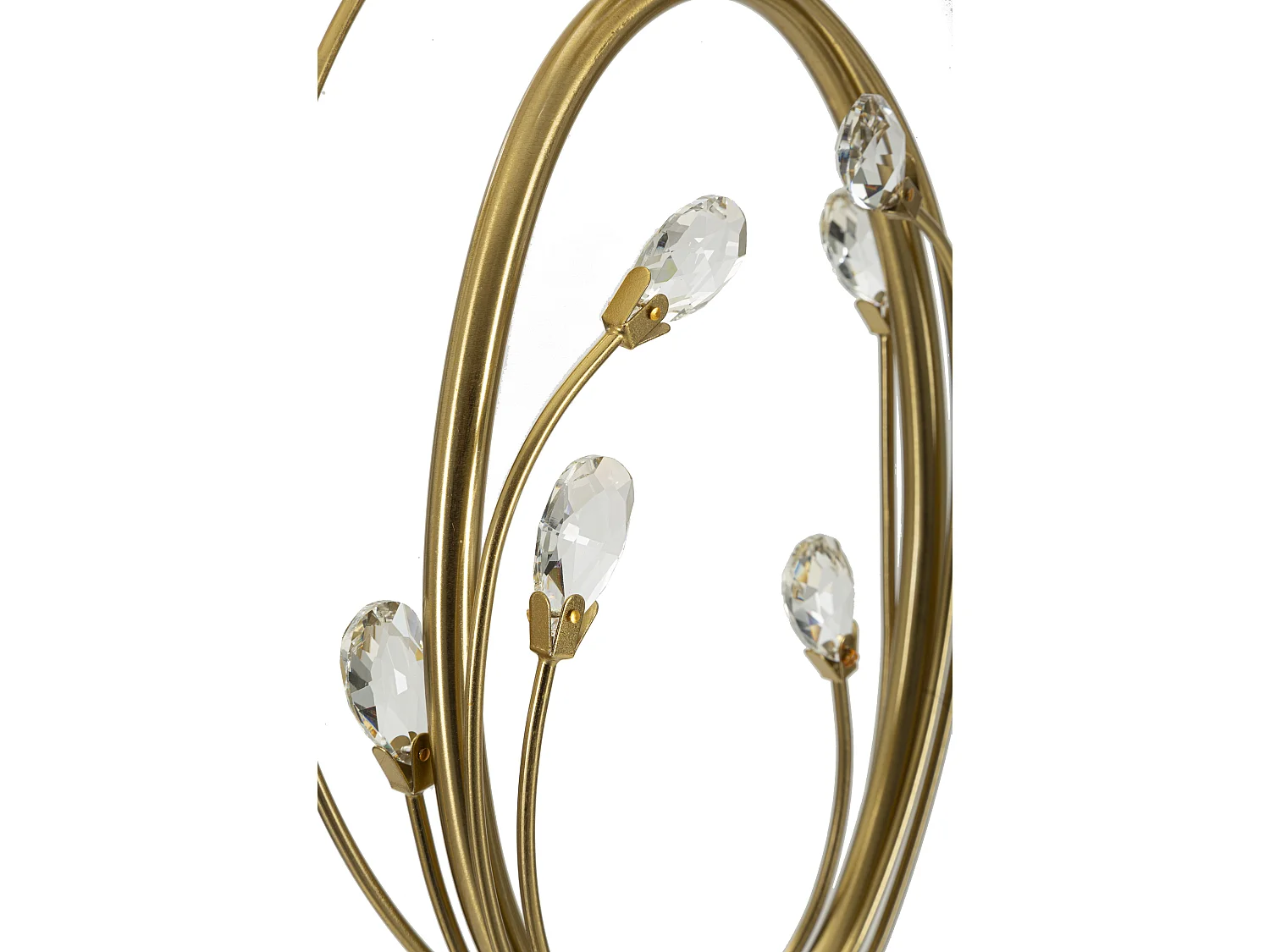 Lampadaire Design en Métal "Versailles" 170cm Or