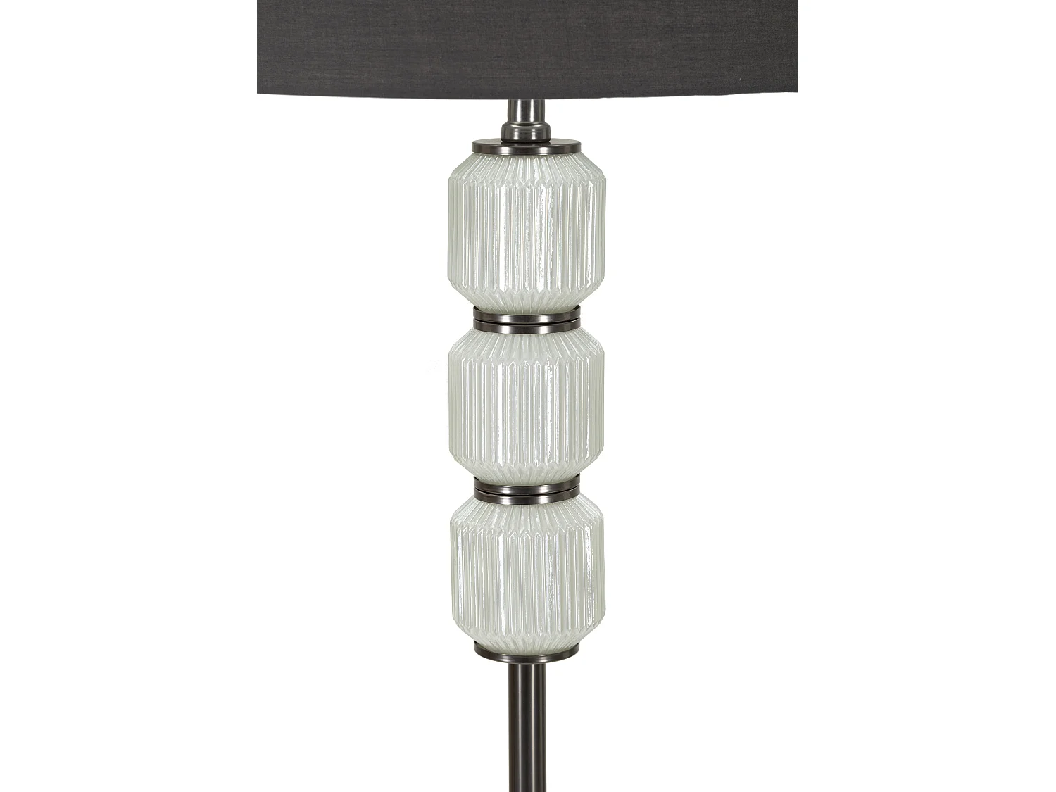 Lampadaire en Métal "Bright One" 163cm Blanc & Gris