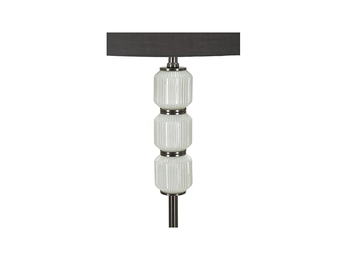 Lampadaire en Métal "Bright One" 163cm Blanc & Gris