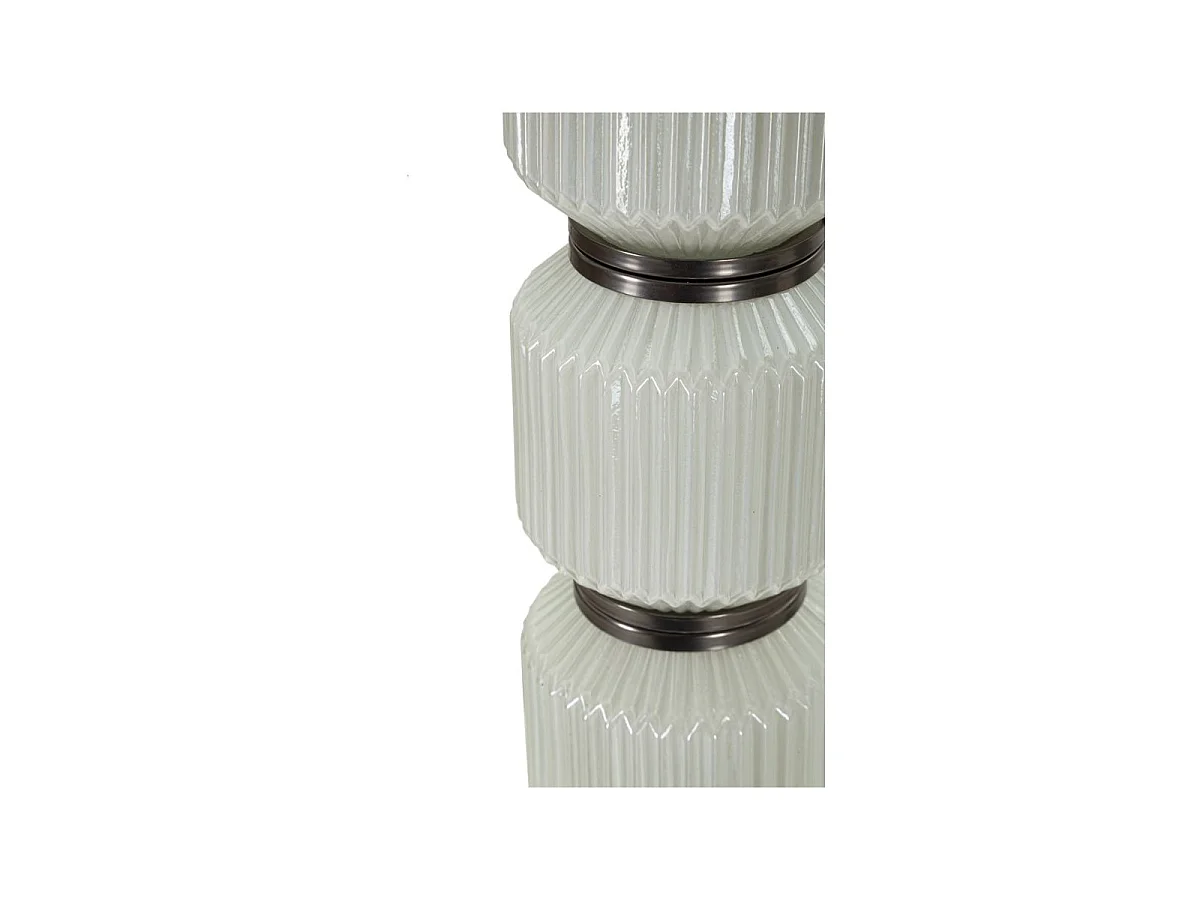 Lampadaire en Métal "Bright One" 163cm Blanc & Gris