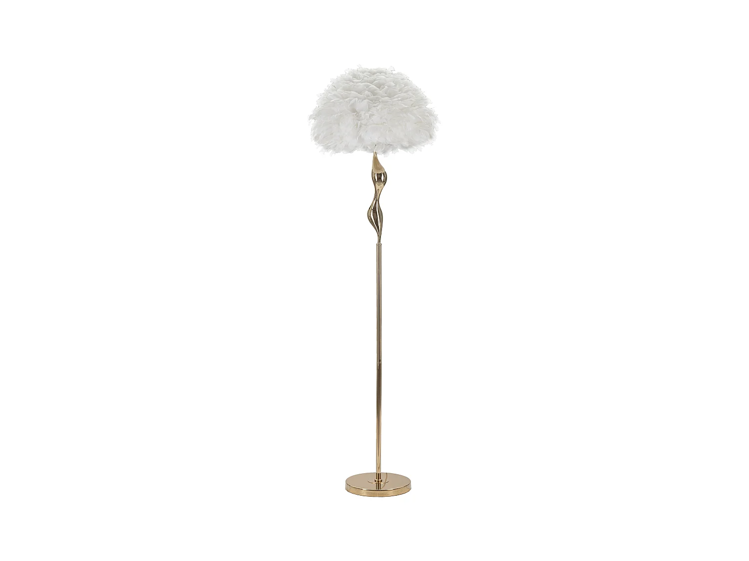 Lampa podłogowa Slim biała cm Ø50X165
