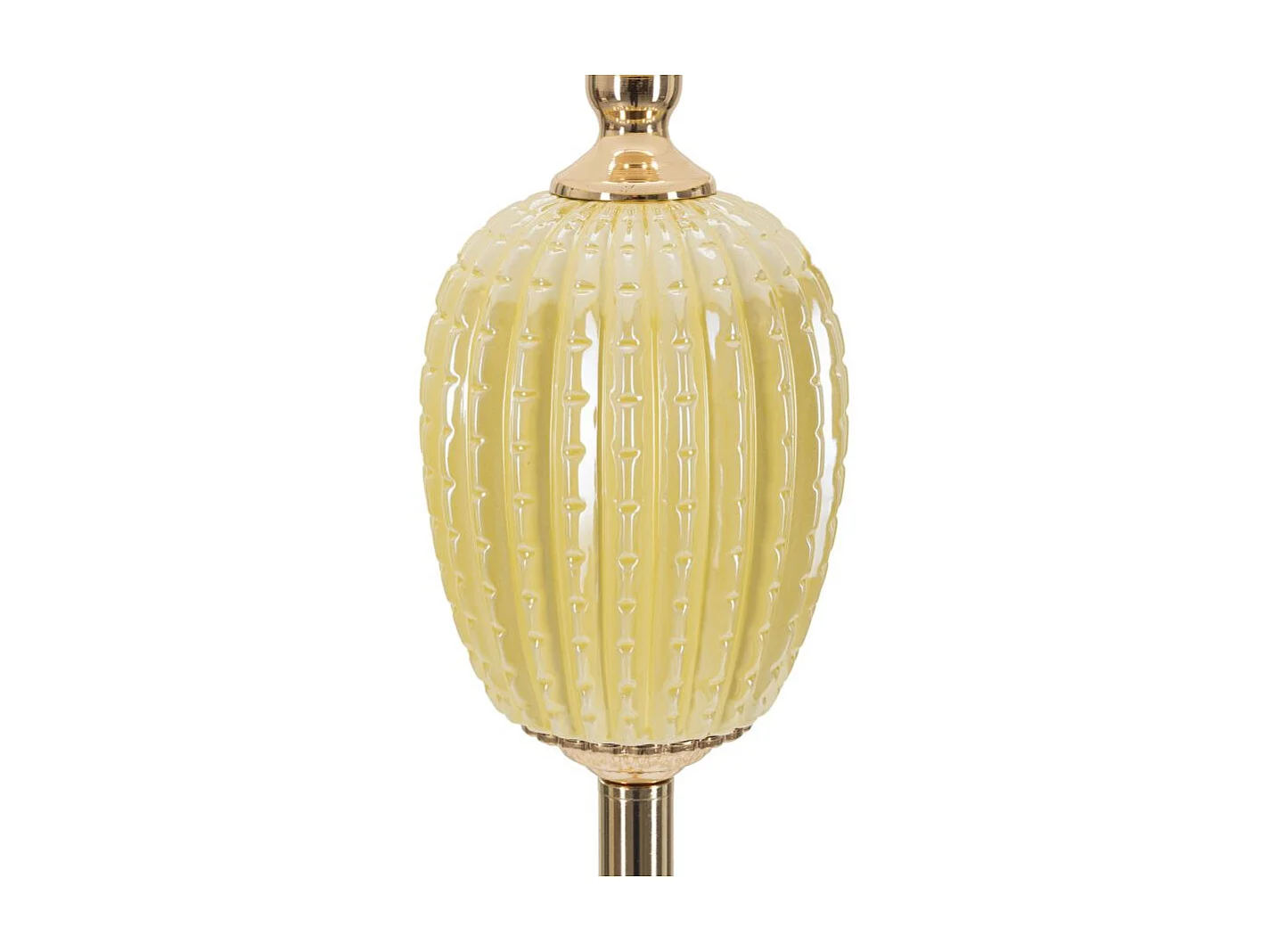 Lampadaire en Métal "Harley" 160cm Or & Beige