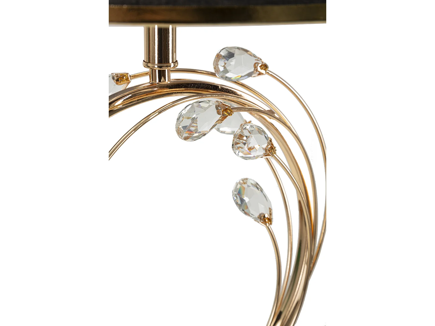 Lampada da terra in metallo dorato cm  Ø 38x160